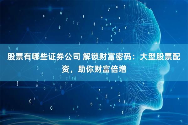 股票有哪些证券公司 解锁财富密码：大型股票配资，助你财富倍增